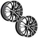 Kit de 2 Rines 17 5-105 Deportivo Chevrolet Sonic Aveo Cruze