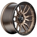 Rin 17 "X9 " 6x114.3 R1 SPORT A045 BRONZE + BLACK LIP 0 106.1