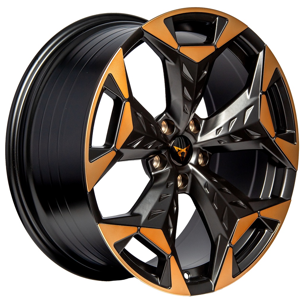 Rin 18 "X8.5 " 5x112 R1 SPORT CPR20 SANTIN BLACK MF+COPPER 40 57.1