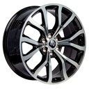 Rin 22 9.5 6X135 R1 SPORT FH025 BLACK MACHINE FACE ET31 CB87.1