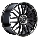 Rin 20 8.5 5X112 R1 SPORT H932F MATTE BLACK MACHINE LIP ET38 CB66.56