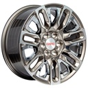 Rin 20 "X9 " 6x139.7 R1 SPORT TYH086 GUNMETAL MF INSERT CHROME 28 78.1