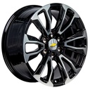 Rin 20 "X9 " 6x139.7 R1 SPORT TYH73 BLACK MACHINE FACE 28 78.1