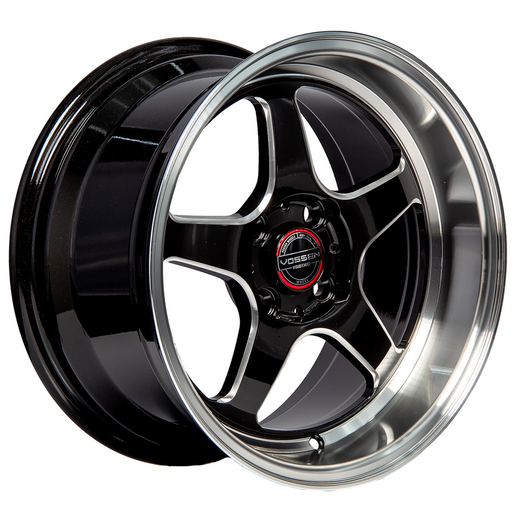 Rin 15 "X8 " 4x100 R1 SPORT DX425/689 Black Milling Window Machine Lip 25 73.1 Sí