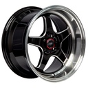 Rin 15 "X8 " 4x100 R1 SPORT DX425/689 Black Milling Window Machine Lip 25 73.1 Sí