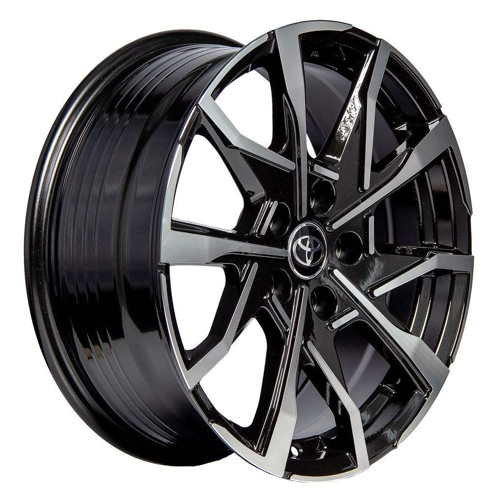 Rin 17 7 5X114.3 R1 SPORT 1066 BLACK MACHINE FACE ET35 CB60.1