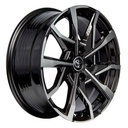 Rin 17 7 5X114.3 R1 SPORT 1066 BLACK MACHINE FACE ET35 CB60.1