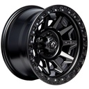 Rin 15 "X8 " 5x114.3 Elite Performance OF1076 MATTE BLACK CHROME SCREW 0 83.5