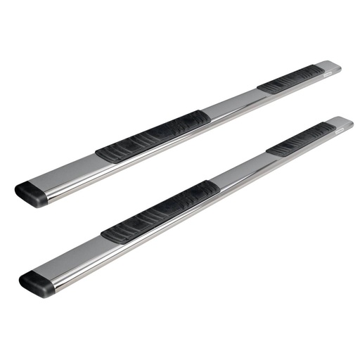 [395806] Estribos WIDESIDER Platinum 5" perfil bajo Inox de 80" para (Solo Estribos)