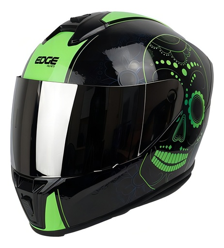 [CASCOINTZOOCARVBXL] CASCO INTEGRAL ZOOM CARABELA VERDE BRILLANTE TALLA XL