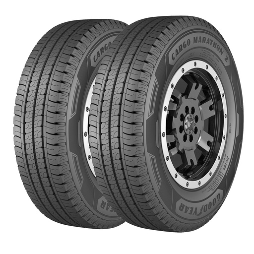 [2057516GYCARGOMARATHON2LT-2] Kit de 2 Llantas LT 205/75 R16 113Q A A Goodyear CARGO MARATHON 2