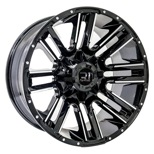 [205127/13510OFFROAD1037BMFLET-240] Rin 20 10 5X127/135 OFFROAD 15111 Black Machine Face ET-24 CB0