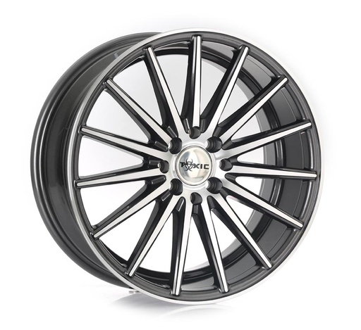 [174100/114.37.5MSRD1028GMMFET4073.1RP] Rin 17 7.5 4x100/114.3 Ms RD1028 GUN METAL MACHINE FACE ET40 CB73.1 RP