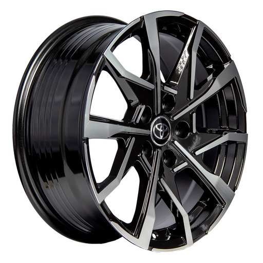 [175114.3R11066BLACKMACHINEFACE3560.1] Rin 17 "X7 " 5x114.3 R1 SPORT 1066 BLACK MACHINE FACE 35 60.1