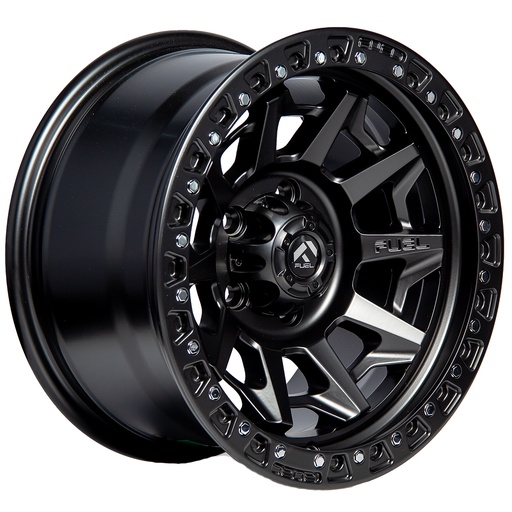 [155114.3ELIOF1076MATTEBLACKCHROMESCREW083.5] Rin 15 "X8 " 5x114.3 Elite Performance OF1076 MATTE BLACK CHROME SCREW 0 83.5