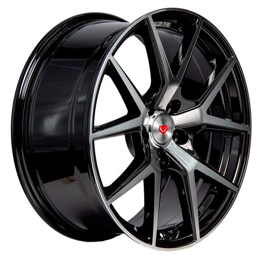 [185113ELIPD1638BLACKMACHINEFACE3873.1] Rin 18 "X8 " 5x113 Elite Performance PD1638 BLACK MACHINE FACE 38 73.1